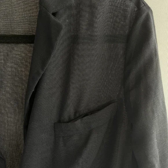 MALO Women's Jacket Black blazer 100% cashmere jacket Authentic jacket Italy - Picture 12 of 16